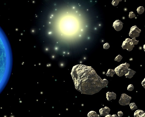 curso de asteroides